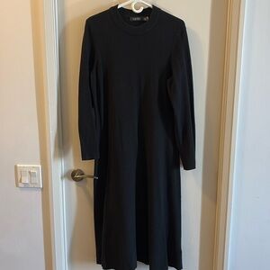 Ralph Lauren Black Wool Dress  XL